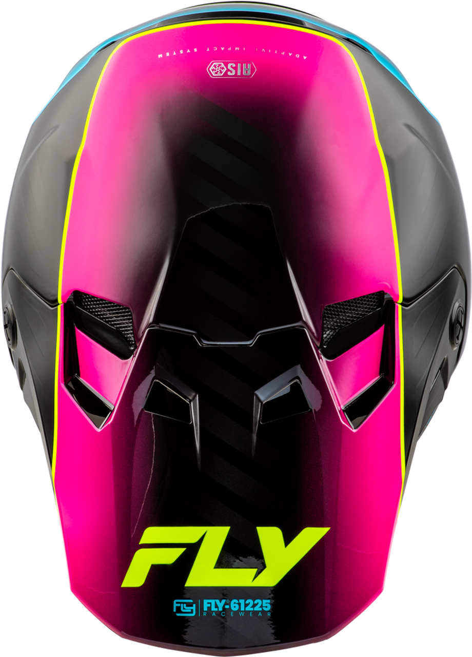 Fly Racing Formula CC Underglow Helmet - Black/Pink/Blue - M73-4350 -