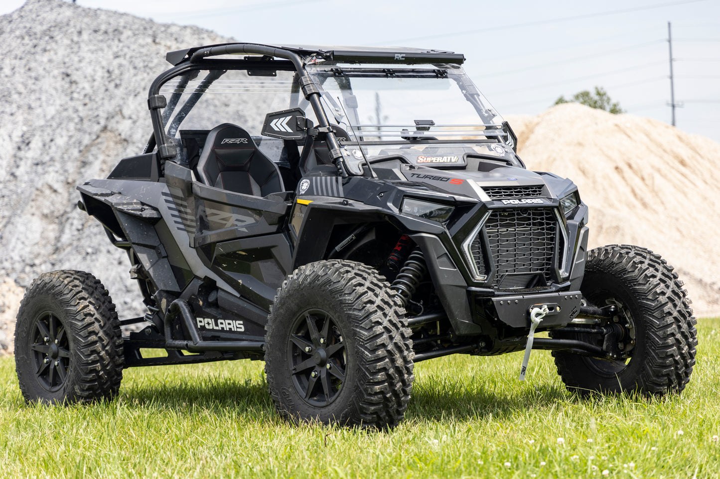 Rough Country Winch Mount for 2021-22 Polaris RZR Turbo S