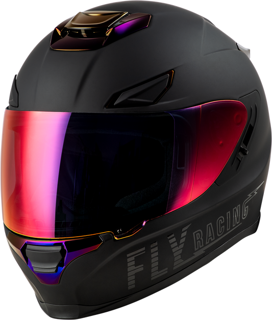 Fly Racing Sentinel Recon Helmet - Matte Black/Purple Chrome - 73-8429 -
