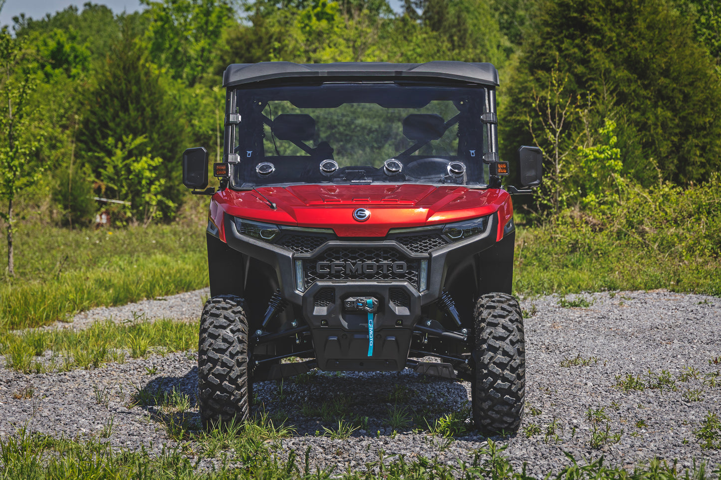 Rough Country Vented Full Windshield - for CFMOTO UFORCE U10 Pro