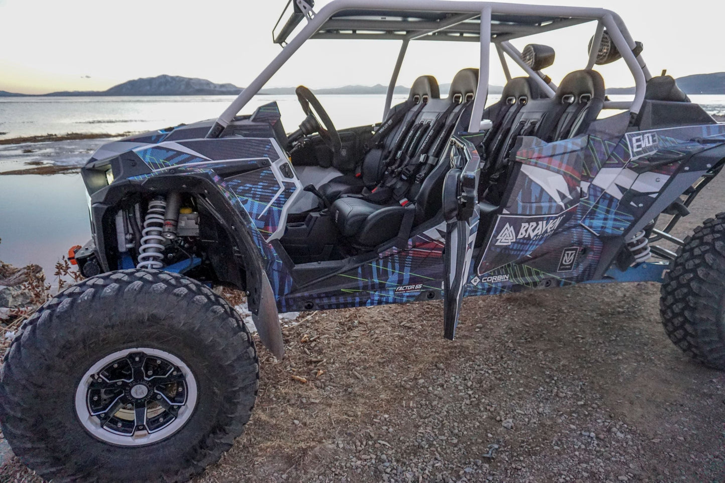 RZR 900/1000 Trail Front Bench Seat with Harnesses (2015-2025)