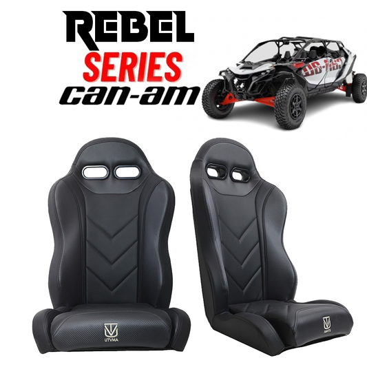 *PREORDER* "REBEL" Series Pair of Front Suspension Bucket Seats Maverick R 2 or 4 Seater (2024-2025) *ETA March 10TH*