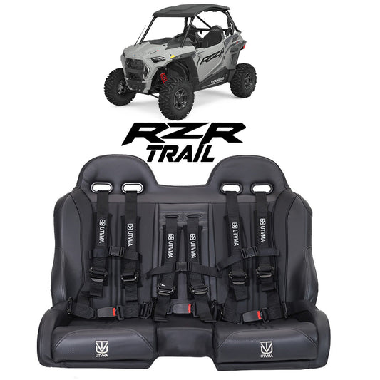 RZR 900/1000 Trail Front Bench Seat with Harnesses (2015-2025)