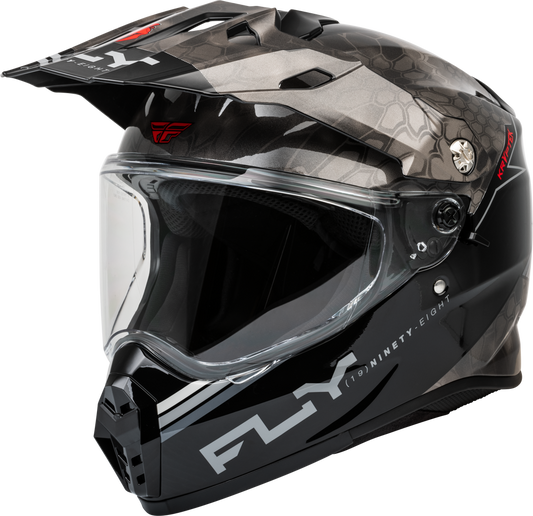 Fly Racing Trekker Kryptek Conceal Helmet - 73-7027 - Black/Grey/White