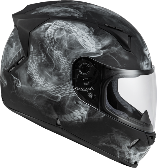 Fly Racing Revolt Coil Helmet - Black/White - 73-8385 -