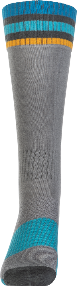 Fly Racing Mx Socks Thin - Grey - 350-0541