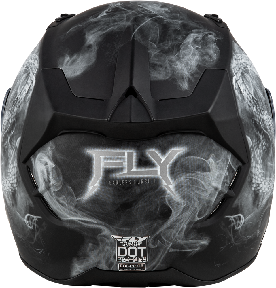 Fly Racing Revolt Coil Helmet - Black/White - 73-8385 -