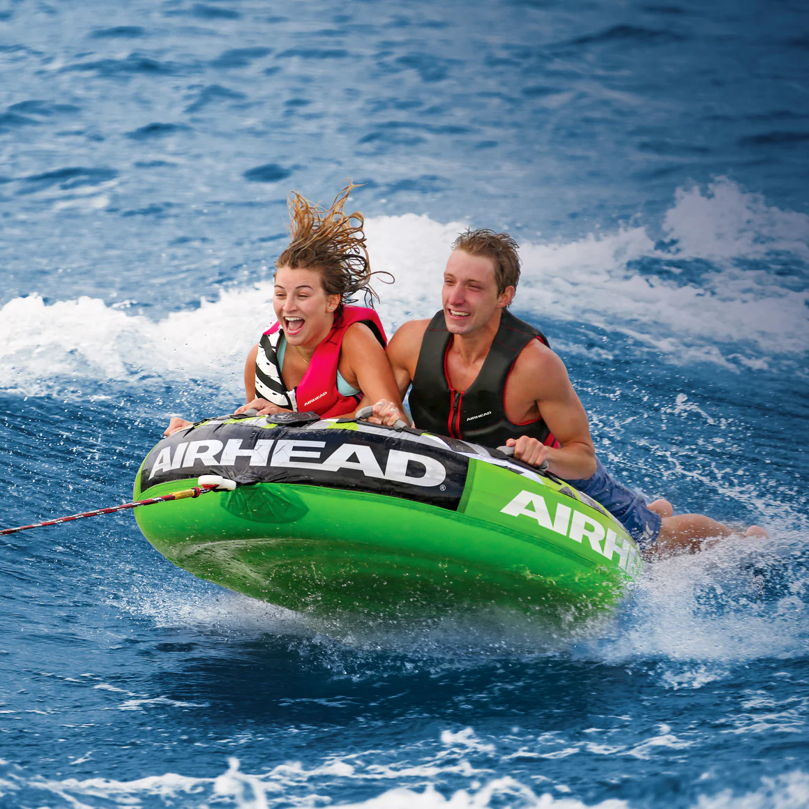Airhead Slice 1-2 Rider Inflatable Towable Tube - 18-5227