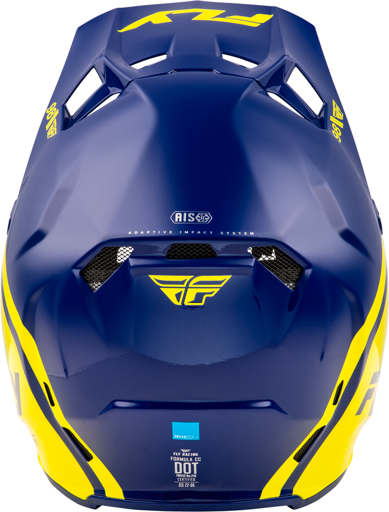 Fly Racing Formula-CC Objective Helmet - Navy/Yellow - 73-4348