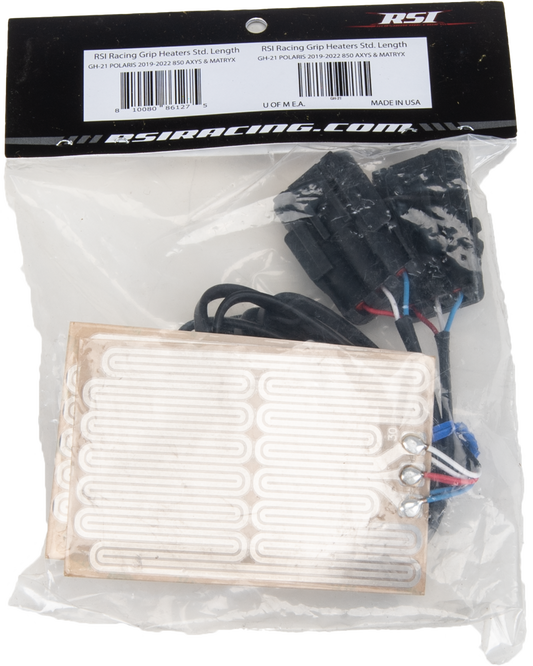 RSI Plug & Play Grip Heaters Std Length Polaris 600/650/850/900R/Boost Axys & Matryx with Oem Hi-Low Switches - 590-01014