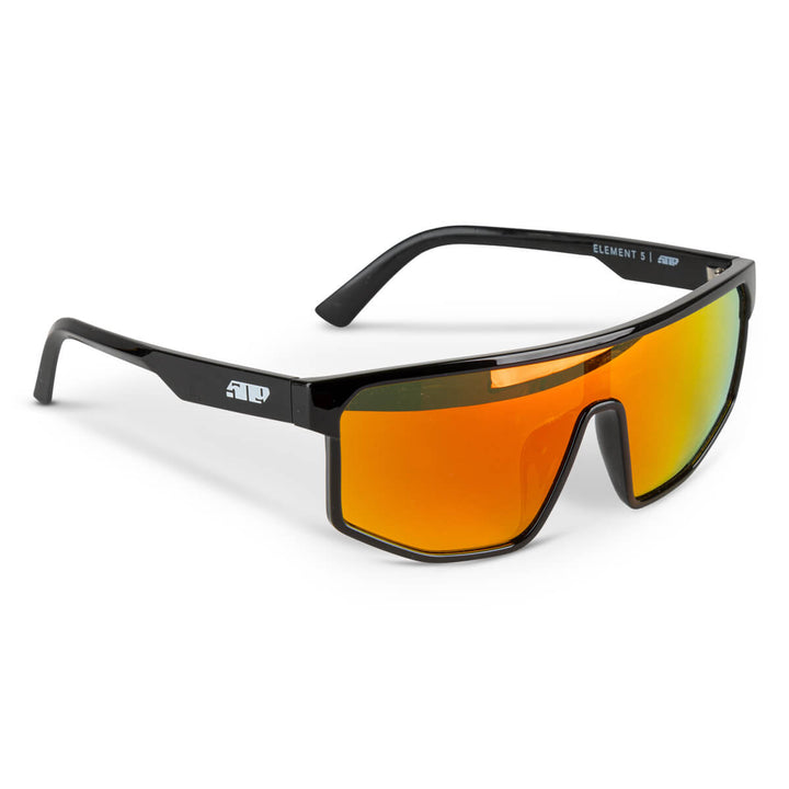 Polarized Fire Mirror with Amber Tint