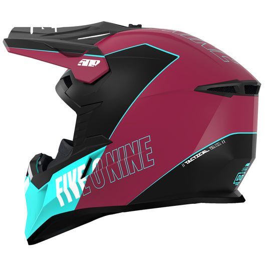 509 Tactical 2.0 Snowmobile & Offroad Helmet - Teal / Maroon - F01012200-