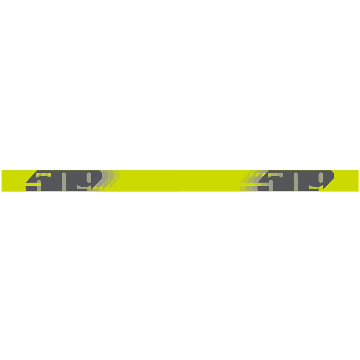Chrome Mirror with Yellow Tint