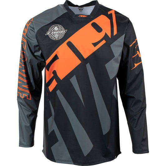 509 R-Series Windproof Jersey - Dark Ops with Orange - F08000200