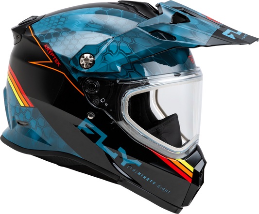 Fly Racing Trekker Cold Weather Kryptek Conceal Helmet Dual Shield - 73-31359 - Slate/Black/Red
