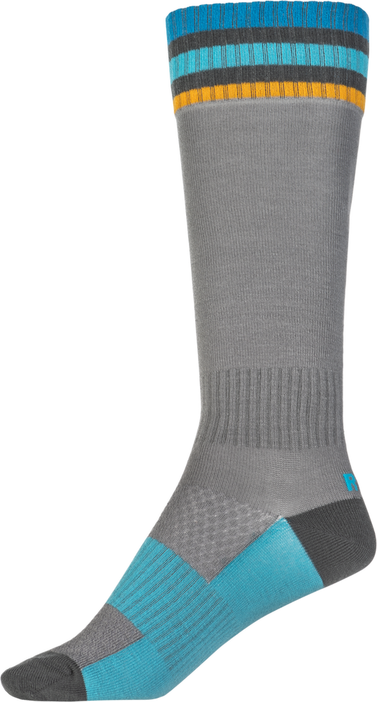 Fly Racing Mx Socks Thin - Grey - 350-0541