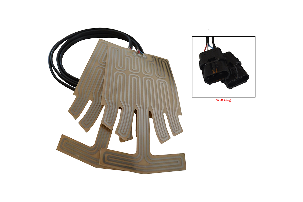RSI Plug & Play Grip Heaters Extended Length Polaris 600/650/850/900R/Boost Axys & Matryx with Oem Hi-Low Switches - 590-01024