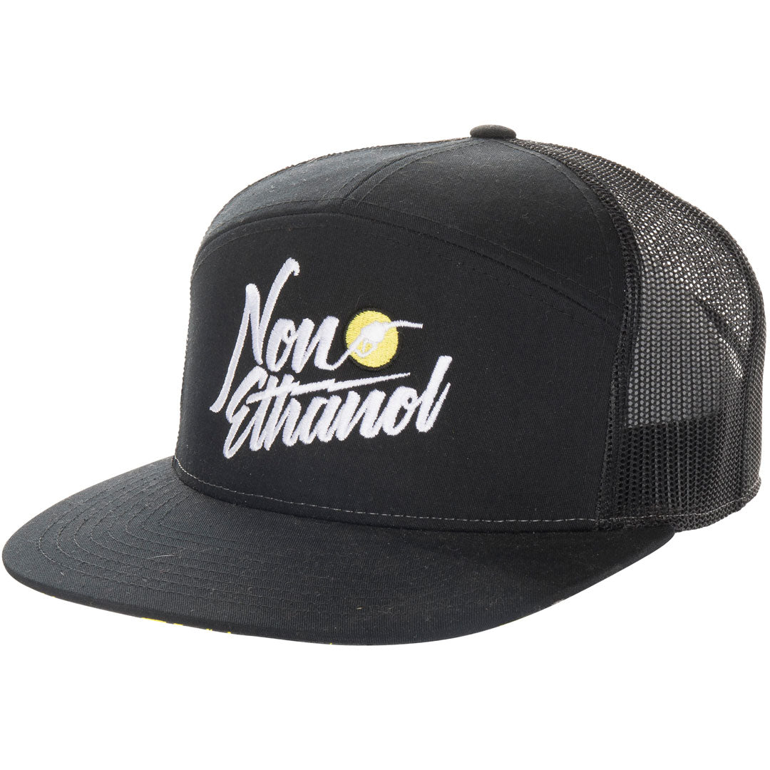 509 Non-Ethanol 7 Panel Trucker Hat - Black - F09006300-000-001