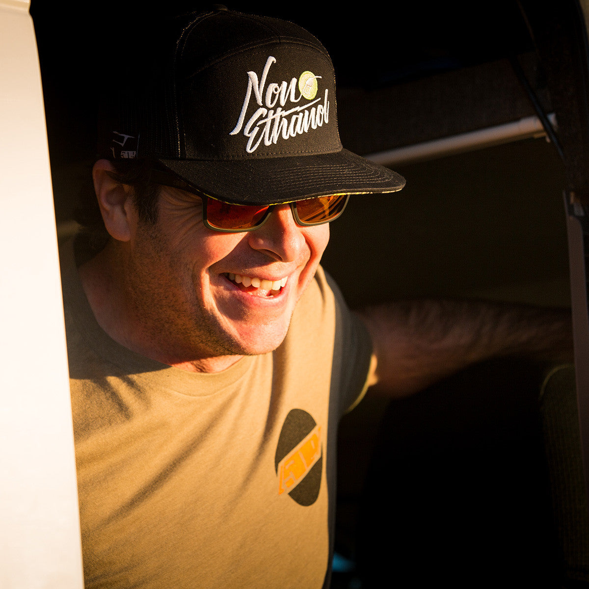 509 Non-Ethanol 7 Panel Trucker Hat - Black - F09006300-000-001