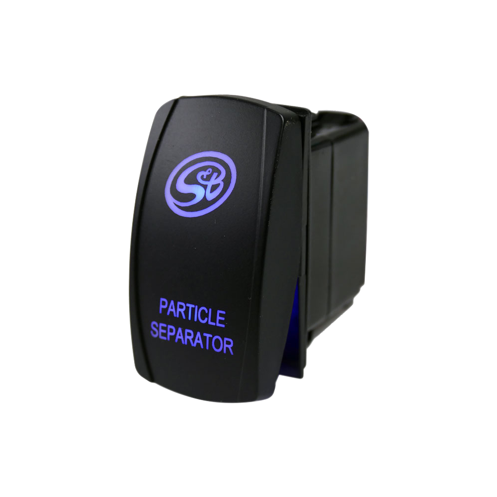 LED Rocker Switch w/ S&B Logo for Particle Separator