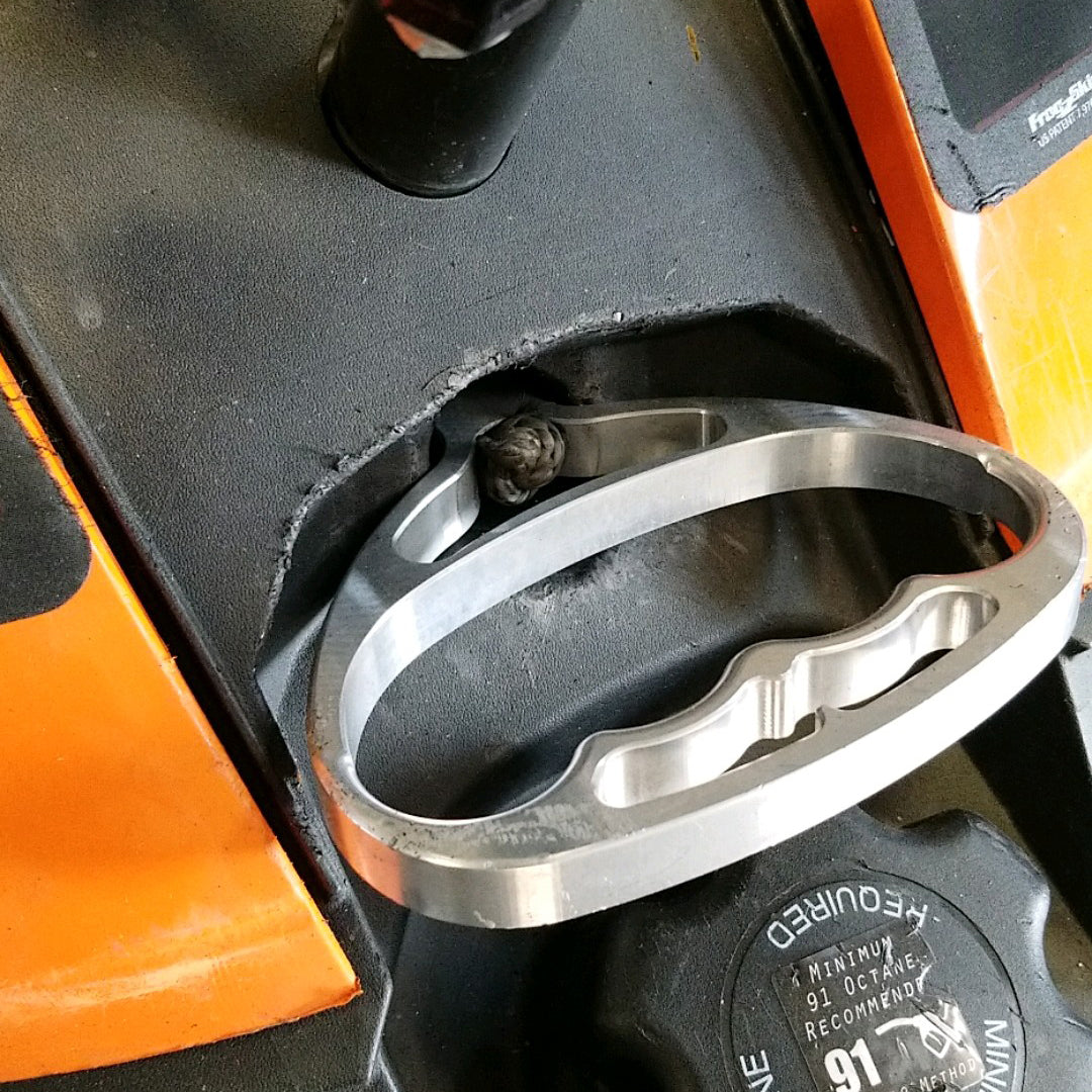 SLP Billet Aluminum Pull Rope Handle for Polaris, Ski-Doo, Arctic Cat, & Yamaha Snowmobile Models - 23-28