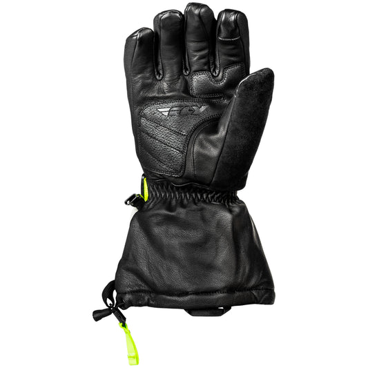 Fly Racing Glacier Gloves - Black/Grey/Hi-Vis - 363-3941