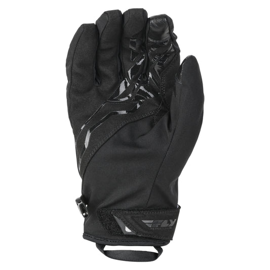 Fly Racing Title Snowmobile Gloves - Black - 371-050