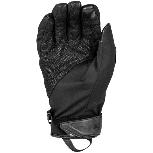Fly Racing Title Long Cuff Snowmobile Gloves - Black - 371-0610
