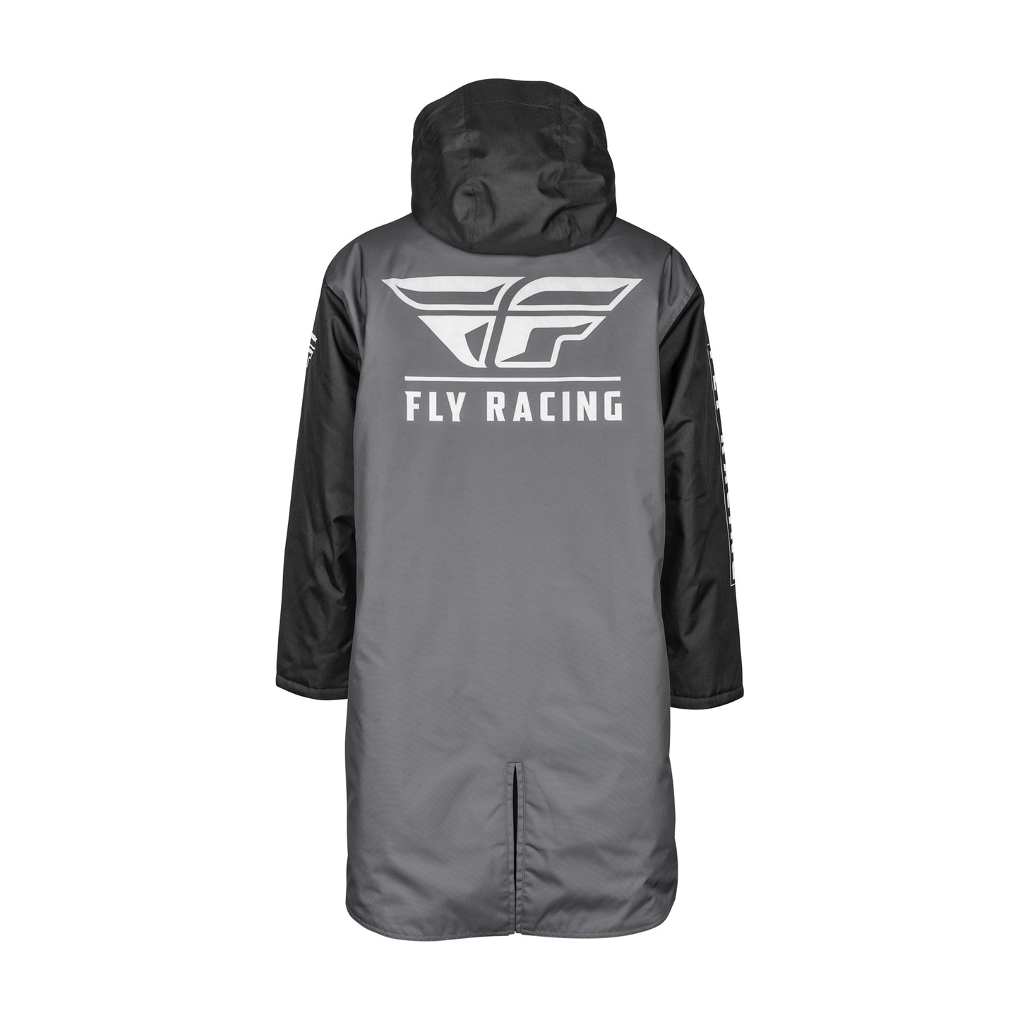 Fly Racing Insulated Pit Coat - Black/Grey - Adult Size - 470-4051