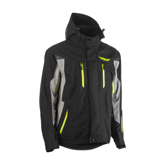 Fly Racing Incline Jacket Shell - Grey / Black / Hi-Vis - 470-4102