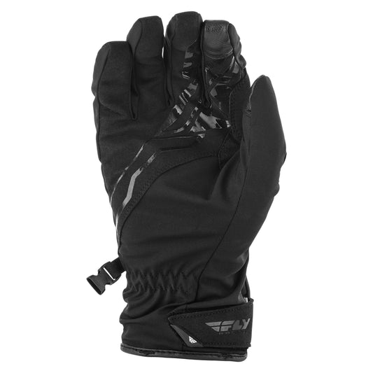 Fly Racing Title Heated Snowmobile Gloves - Black - 476-2931