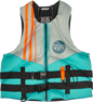 Fly Racing Neoprene Flotation Life Vest - 221-30403 - Teal/Grey/Orange