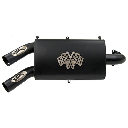 SLP Performance Muffler for 2016-21 Polaris RZR XP Turbo Models - Black - 09-118