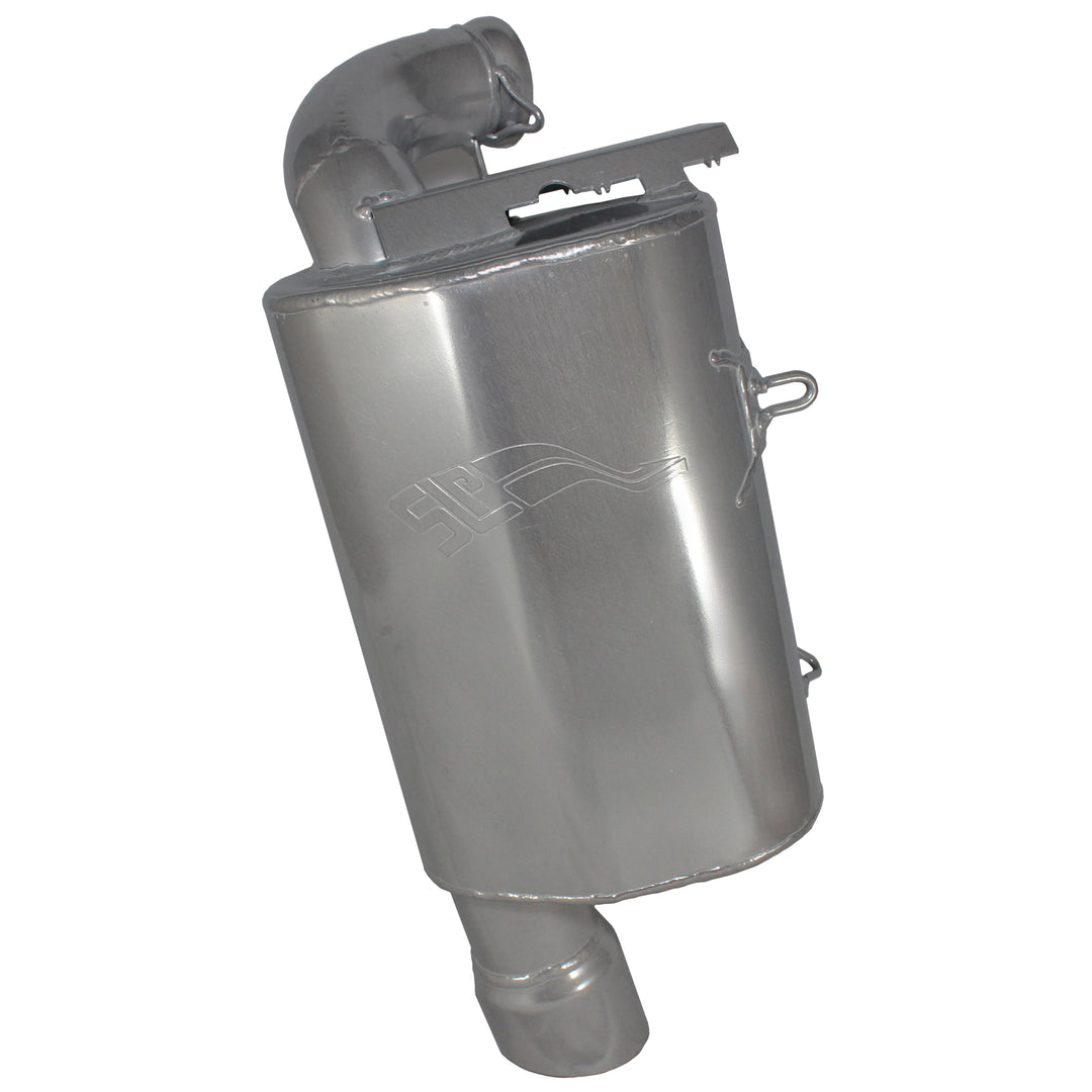 SLP PicNic'R Series Silencer for 800 AXYS RMK - Polished Silver Ceramic - 09-322