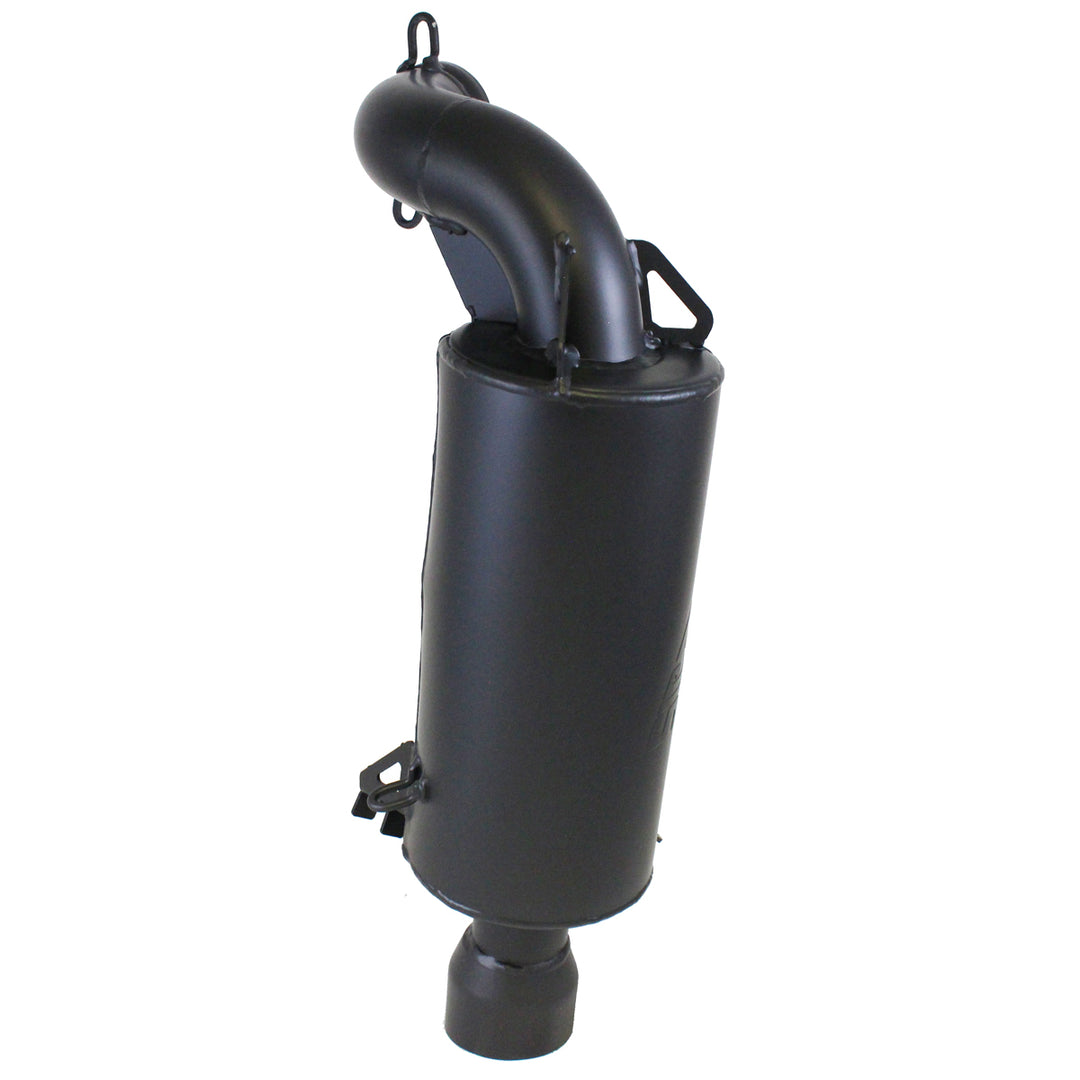 SLP Competition Series Silencer for 2021-25 Polaris 650, 850, & 9R MATRYX Chassis Models - Polished Silver Ceramic - 09-332