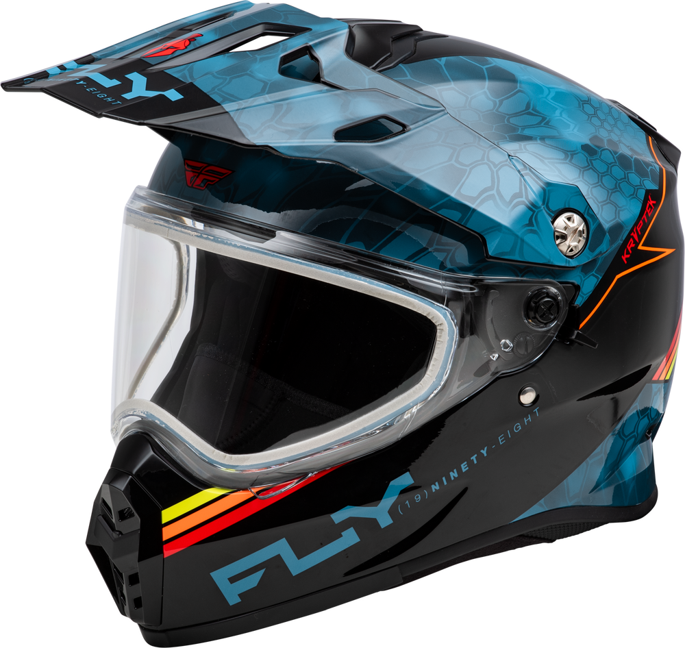 Fly Racing Trekker Cold Weather Kryptek Conceal Helmet Dual Shield - 73-31359 - Slate/Black/Red