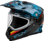 Fly Racing Trekker Cold Weather Kryptek Conceal Helmet Dual Shield - 73-31359 - Slate/Black/Red