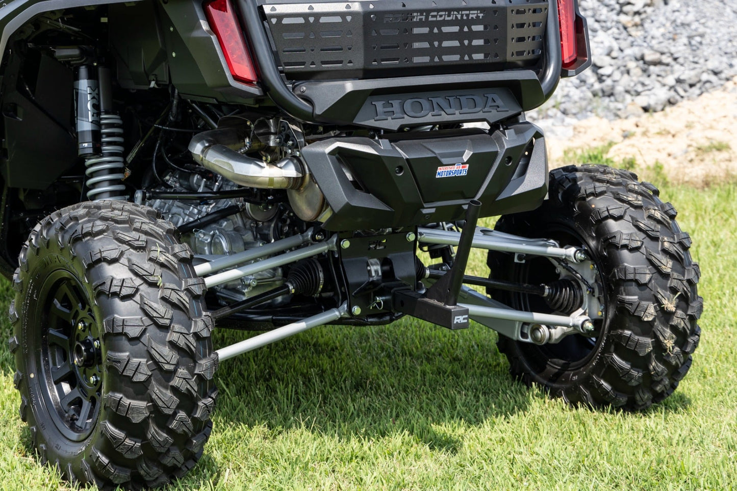 Rough Country Flag Pole Holder with Flag Pole for 2" & 2.5" Hitch