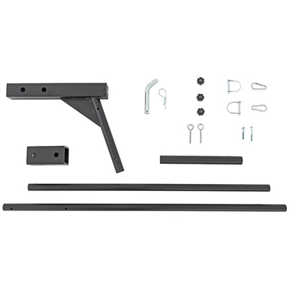 Rough Country Flag Pole Holder with Flag Pole for 2" & 2.5" Hitch
