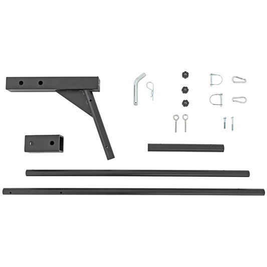 Rough Country Flag Pole Holder with Flag Pole for 2" & 2.5" Hitch