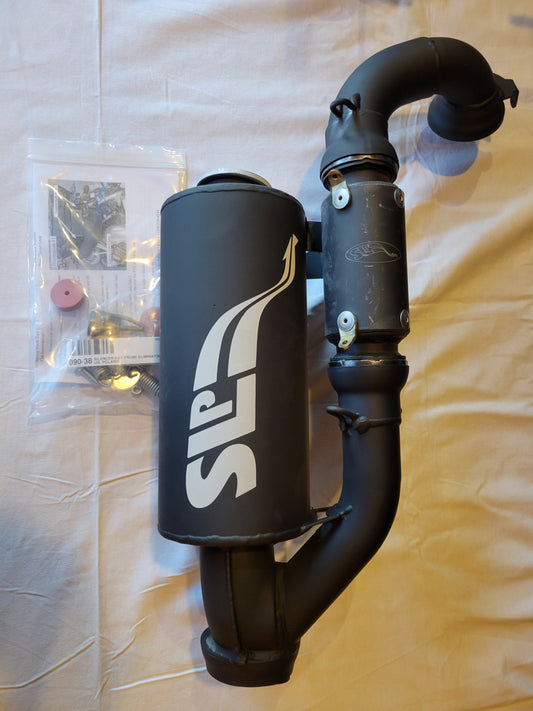 SLP Lightweight Series Silencer for 2022-26 Polaris 850 Boost Models - Matte Black Ceramic Coated - 09-340-S