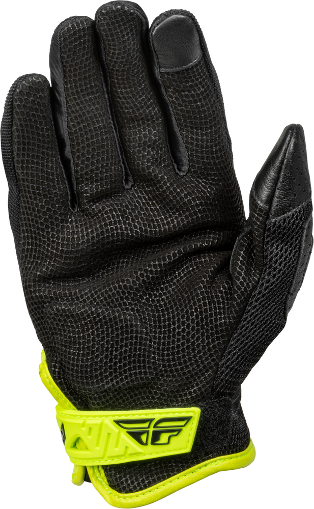 Fly Racing CoolPro Force Gloves - 476-4128 - Black/Hi-Vis Yellow