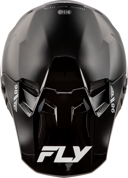 Fly Racing Formula-CC Objective Helmet - Black/White - 73-4349