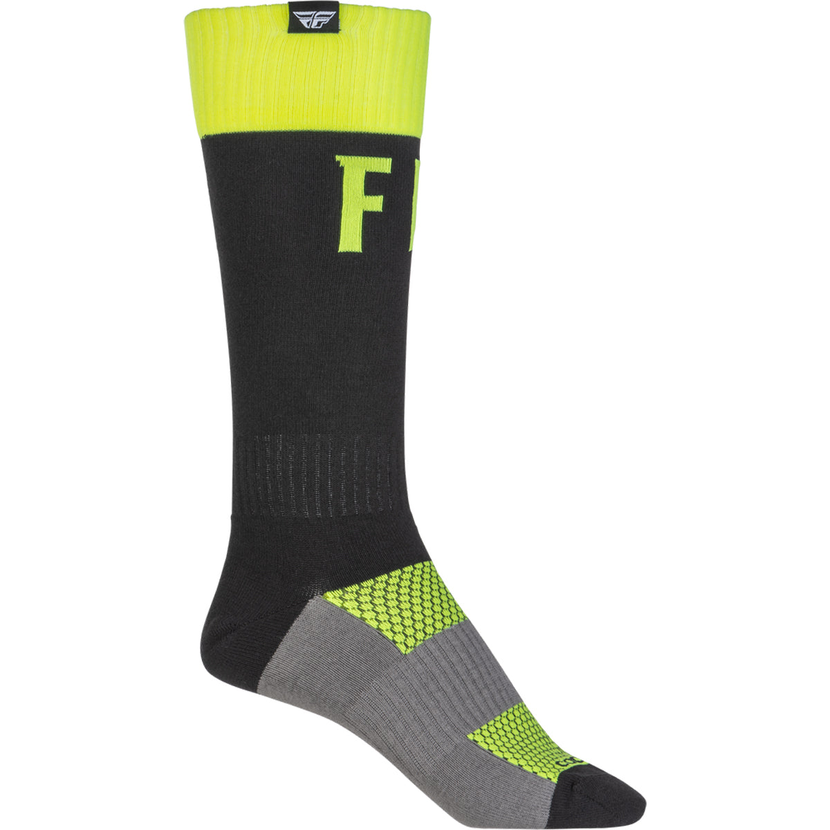 Fly Racing MX Pro Socks - Hi-Vis / Black - 350-0530
