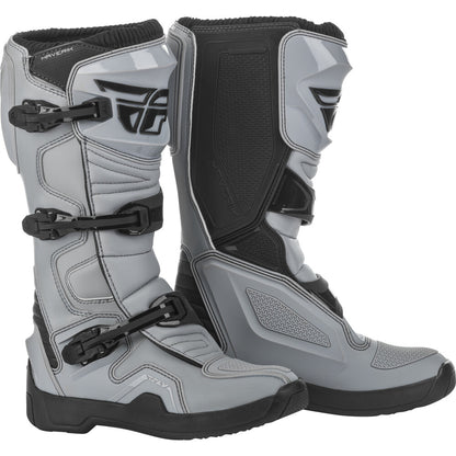 Fly Racing Maverik MX Boots - Grey / Black - 364-680