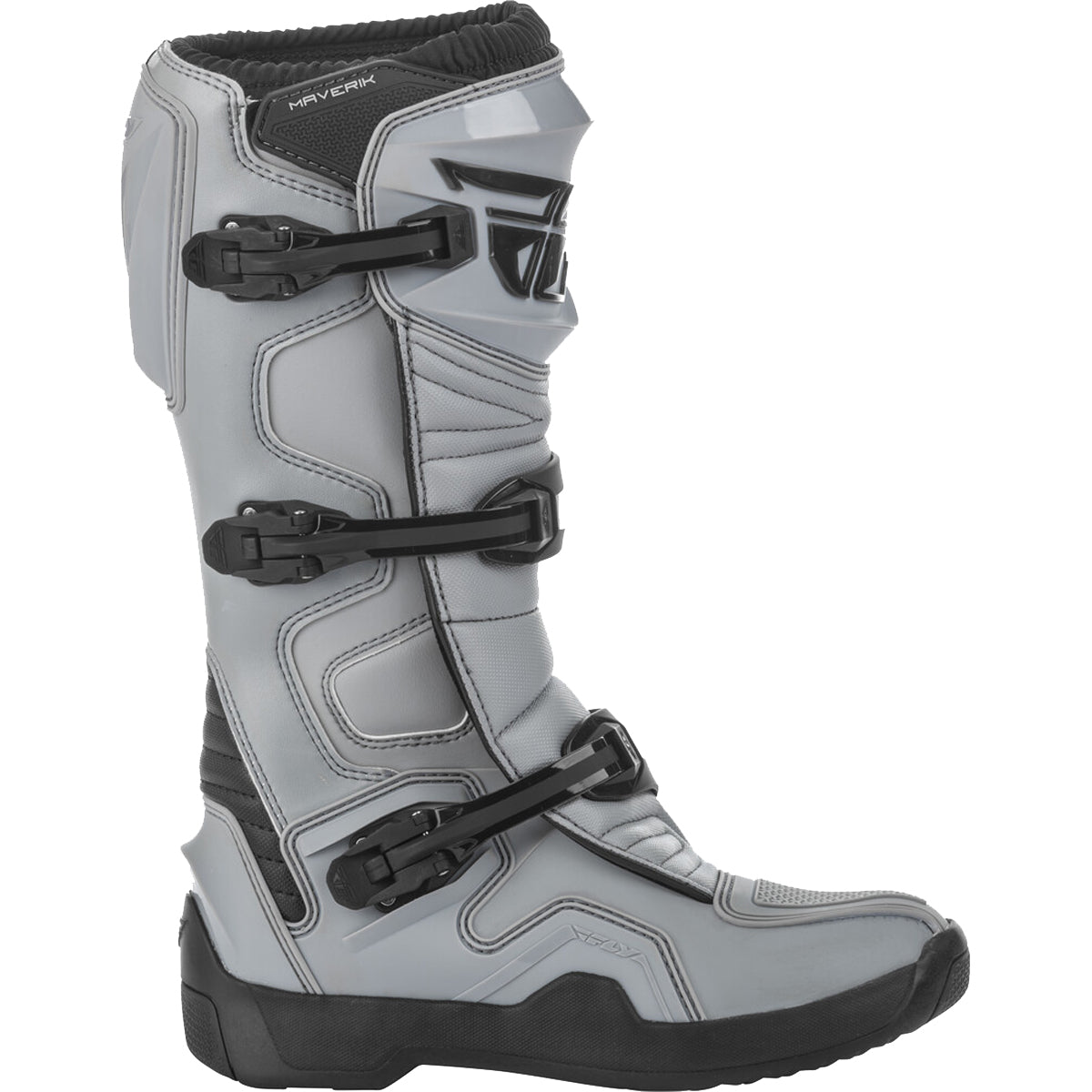 Fly Racing Maverik MX Boots - Grey / Black - 364-680