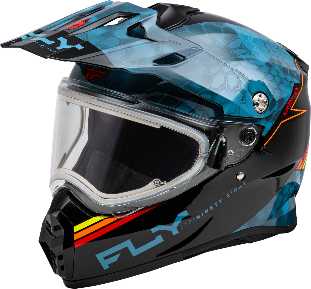 Fly Racing Trekker Cold Weather Kryptek Conceal Helmet Electric Shield - 73-31362 - Slate/Black/Red