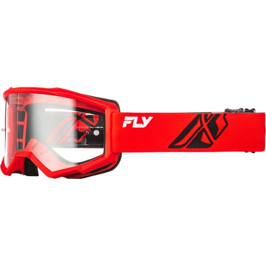 Fly Racing Youth Focus Goggle - Red / Black (2026)