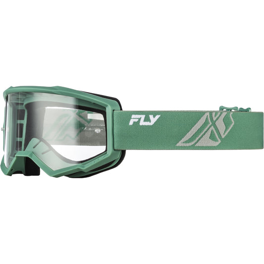 Fly Racing Youth Focus Goggle - Olive / Grey (2026)