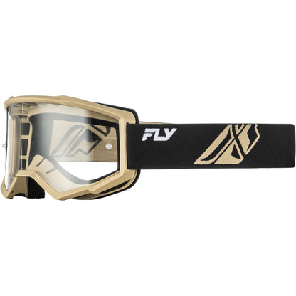 Fly Racing Focus Goggle - Black / Khaki (2026)
